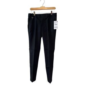 ZARA Basic Black Work Pants  4